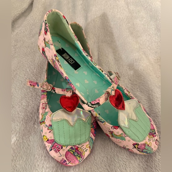 H2F! Iron Fist Cupcake Princess flats - Picture 1 of 5